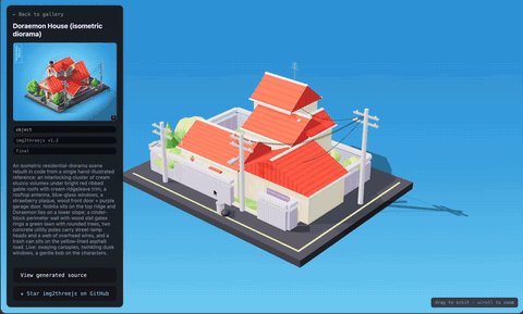 Doraemon House live demo